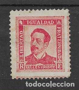Sellos: VI&Ntilde;ETA.- R -- E --REPUBLICA ESPA&Ntilde;OLA-VALLES Y RIBOT-EXCELENTE CENTRAJE-- VER FOTO