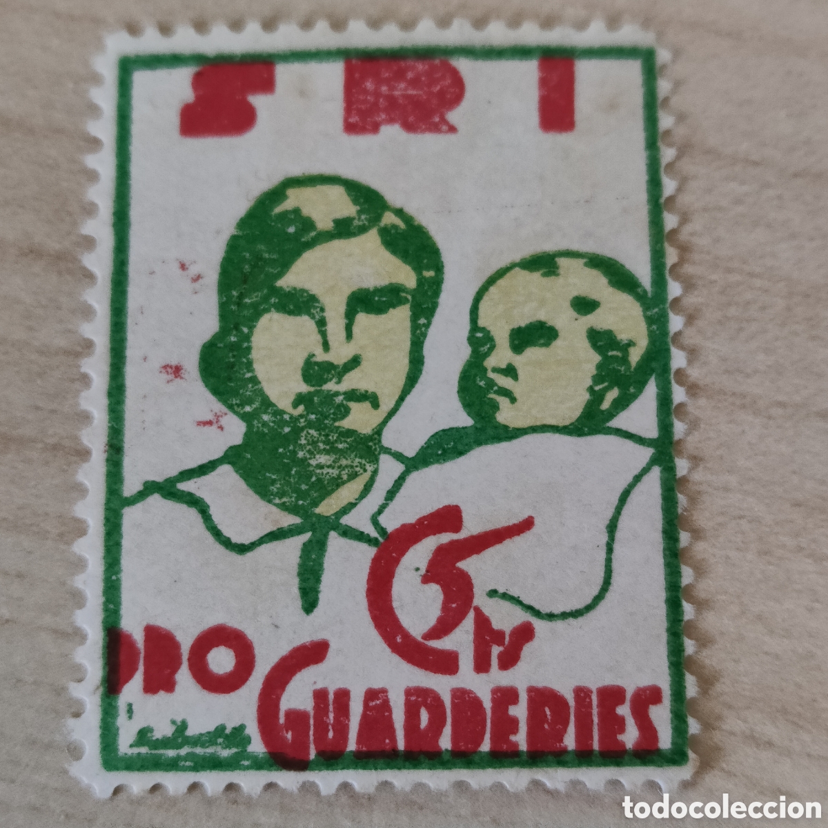 Sellos: a73 S.R.I. Pro Guarderies Socorro Rojo Internacional 5 cts Allepuz 1255 Afinet 100