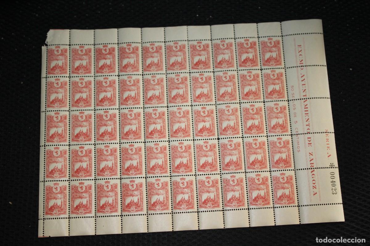Sellos: PLIEGO 50 SELLOS VI&Ntilde;ETAS** SOFIMA ZARAGOZA - EDIF: 1