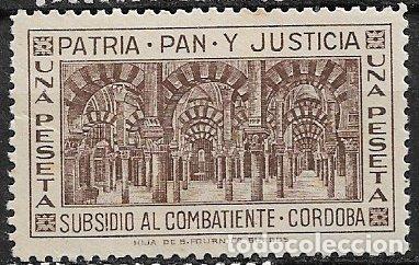 Sellos: SELLO LOCAL, Guerra Civil, C&Oacute;RDOBA, FESOFI n&ordm; 36 * *