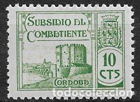 Sellos: SELLO LOCAL, Guerra Civil, C&Oacute;RDOBA, FESOFI n&ordm; 33 * *