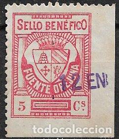 Sellos: SELLO LOCAL, Guerra Civil, C&Oacute;RDOBA, Fuenteovejuna, FESOFI n&ordm; 1 (o)