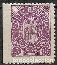Sellos: SELLO LOCAL, Guerra Civil, C&Oacute;RDOBA, Pe&ntilde;arroya. Pueblonuevo, FESOFI n&ordm; 1 * *