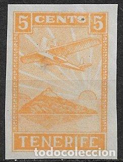 Sellos: SELLO LOCAL, Guerra Civil, CANARIAS, Tenerife, FESOFI n&ordm; 14 * *