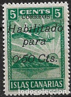 Sellos: SELLO LOCAL, Guerra Civil, CANARIAS, Tenerife, FESOFI n&ordm; 21s * *