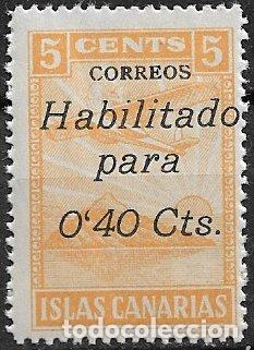 Sellos: SELLO LOCAL, Guerra Civil, CANARIAS, Tenerife, FESOFI n&ordm; 20 * *