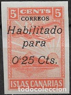 Sellos: SELLO LOCAL, Guerra Civil, CANARIAS, FESOFI n&ordm; 9s * *