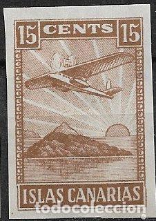 Sellos: SELLO LOCAL, Guerra Civil, CANARIAS, FESOFI n&ordm; 9s * *