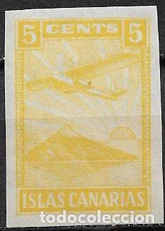 Sellos: SELLO LOCAL, Guerra Civil, CANARIAS, FESOFI n&ordm; 8s * *