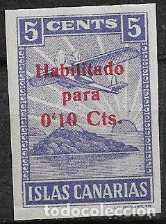 Sellos: SELLO LOCAL, Guerra Civil, CANARIAS, FESOFI n&ordm; 25s * *