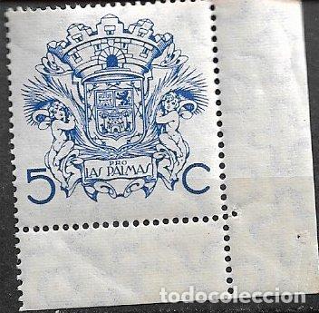 Sellos: SELLO LOCAL, Guerra Civil, CANARIAS, Las Palmas, FESOFI n&ordm; 1 * * lujo