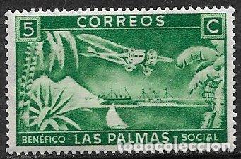 Sellos: SELLO LOCAL, Guerra Civil, CANARIAS, Las Palma, FESOFI n&ordm; 16 * *