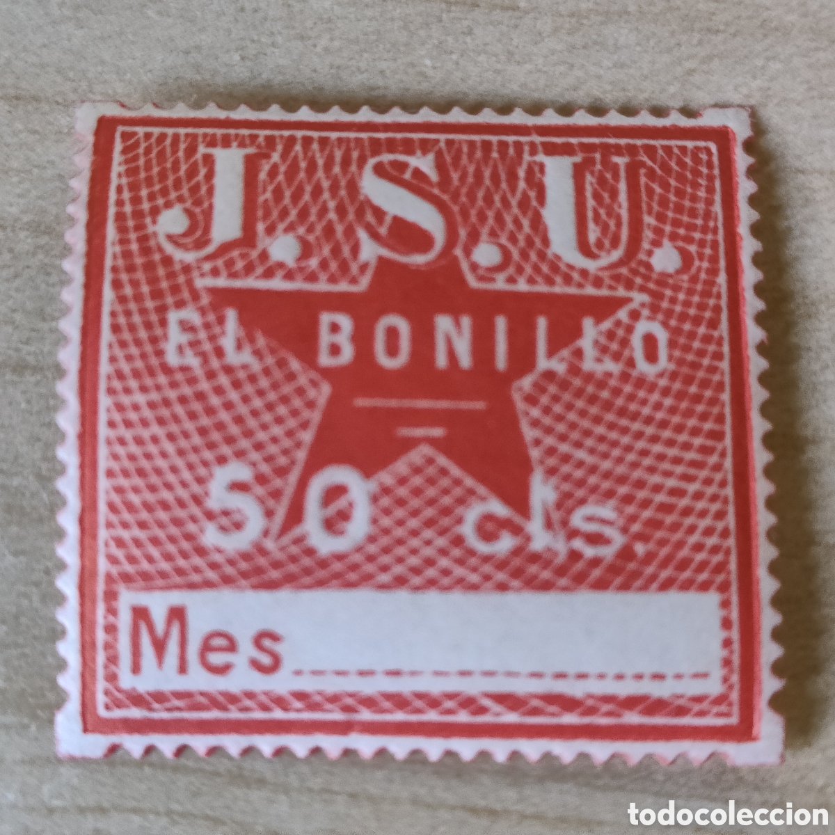 Sellos: a73 Albacete El Bonillo J.S.U. Juventudes Socialistas JSU