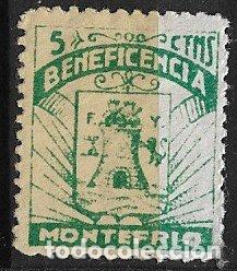 Sellos: SELLO LOCAL, Guerra Civil, GRANADA, Montefr&iacute;o, FESOFI n&ordm; 8 *