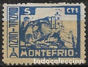 Sellos: SELLO LOCAL, Guerra Civil, GRANADA, Montefr&iacute;o, FESOFI n&ordm; 15 (*)