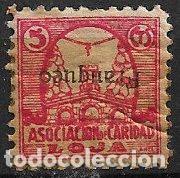 Sellos: SELLO LOCAL, Guerra Civil, GRANADA, Loja, FESOFI n&ordm; 10i *