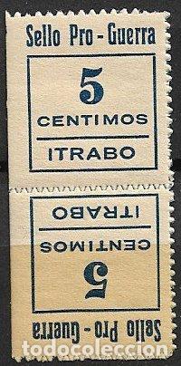 Sellos: SELLO LOCAL, Guerra Civil, GRANADA, Itrabo, FESOFI n&ordm; 1pvc * *