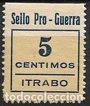 Sellos: SELLO LOCAL, Guerra Civil, GRANADA, Itrabo, FESOFI n&ordm; 1 * *