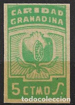 Sellos: SELLO LOCAL, Guerra Civil, GRANADA, Granada, FESOFI n&ordm; 61s (*)