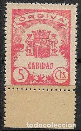 Sellos: SELLO LOCAL, Guerra Civil, GRANADA, &Oacute;rgiva, FESOFI n&ordm; 3 * * lujo