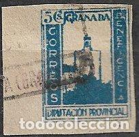 Sellos: SELLOS LOCALES, Guerra Civil, GRANADA, Granada, FESOFI n&ordm; 9s (o)