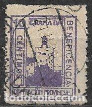 Sellos: SELLOS LOCALES, Guerra Civil, GRANADA, Granada, FESOFI n&ordm; 10 (o)