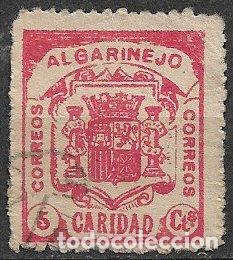 Sellos: SELLOS LOCALES, Guerra Civil, GRANADA, Algarinejo, FESOFI n&ordm; 2 (o)