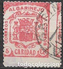 Sellos: SELLOS LOCALES, Guerra Civil, GRANADA, Algarinejo, FESOFI n&ordm; 1 (o)