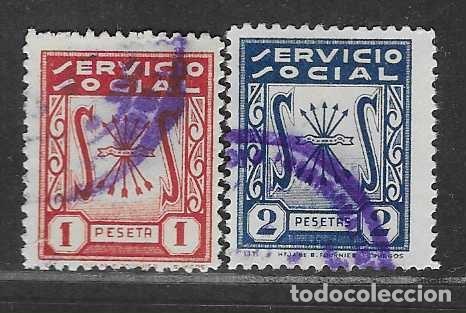 Sellos: VI&Ntilde;ETA, 1 Y 2 PTAS- SERVICIO SOCIAL-VER FOTO