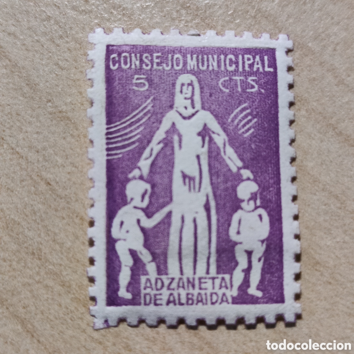 Sellos: a74 Valencia Adzaneta de Albaida Consejo Municipal