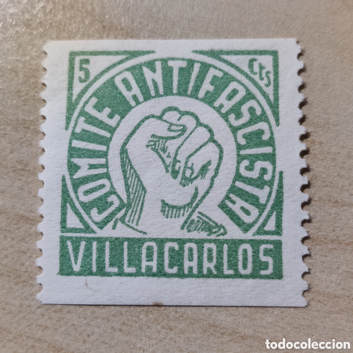 Sellos: a74 Menorca Baleares Villacarlos comit&eacute; Antifascista