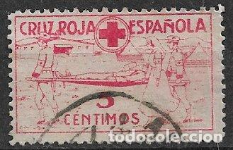 Sellos: GUERRA CIVIL Vi&ntilde;etas Pol&iacute;ticas. GUILLAM&Oacute;N n&ordm; 1636 (o) Cruz Roja Espa&ntilde;ola