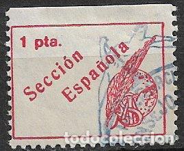 Sellos: GUERRA CIVIL Vi&ntilde;etas Pol&iacute;ticas. GUILLAM&Oacute;N n&ordm; 1612 * * SIA