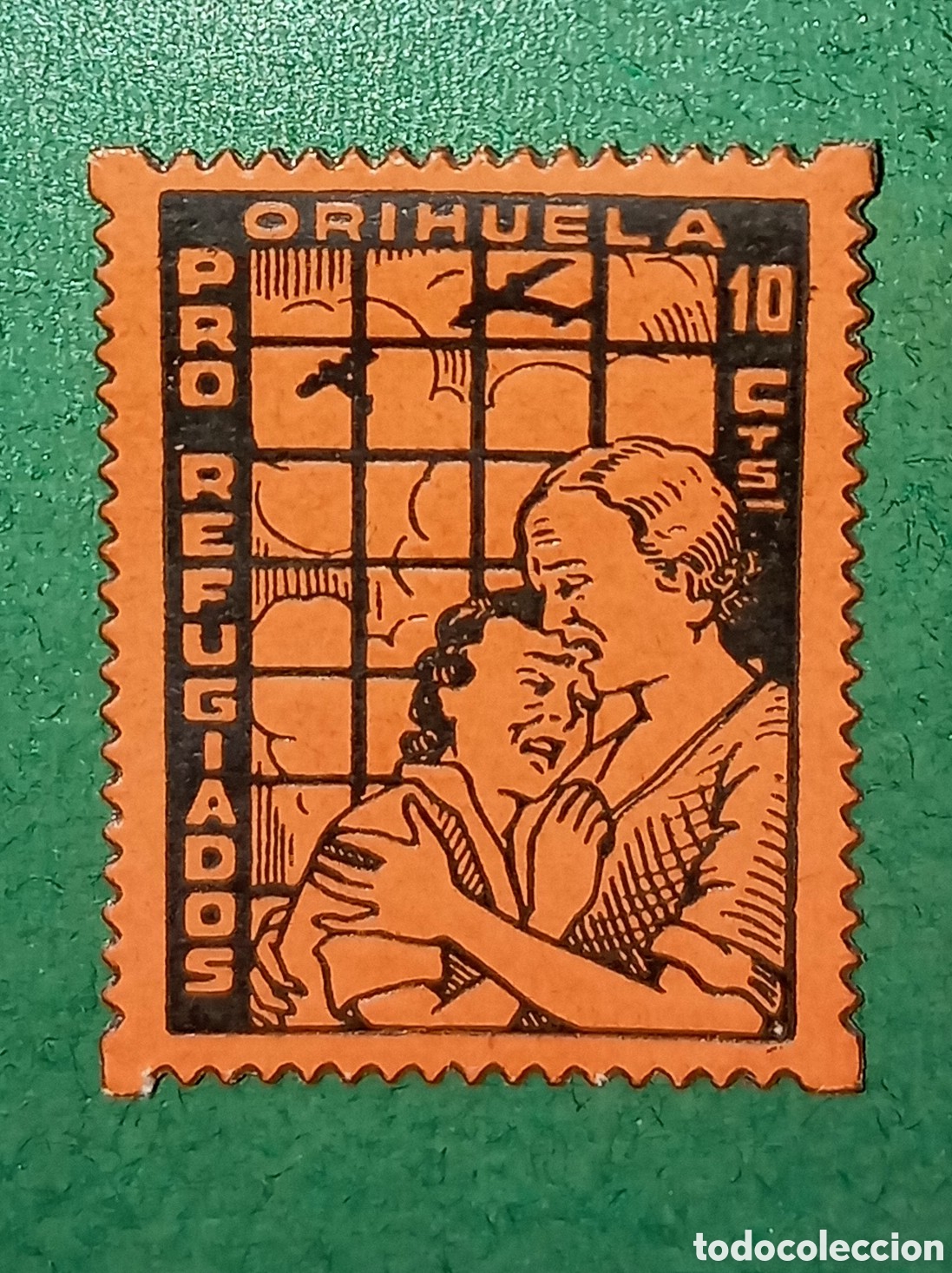 Sellos: SELLO ORIHUELA 10 CTS PRO REFUGIADOS