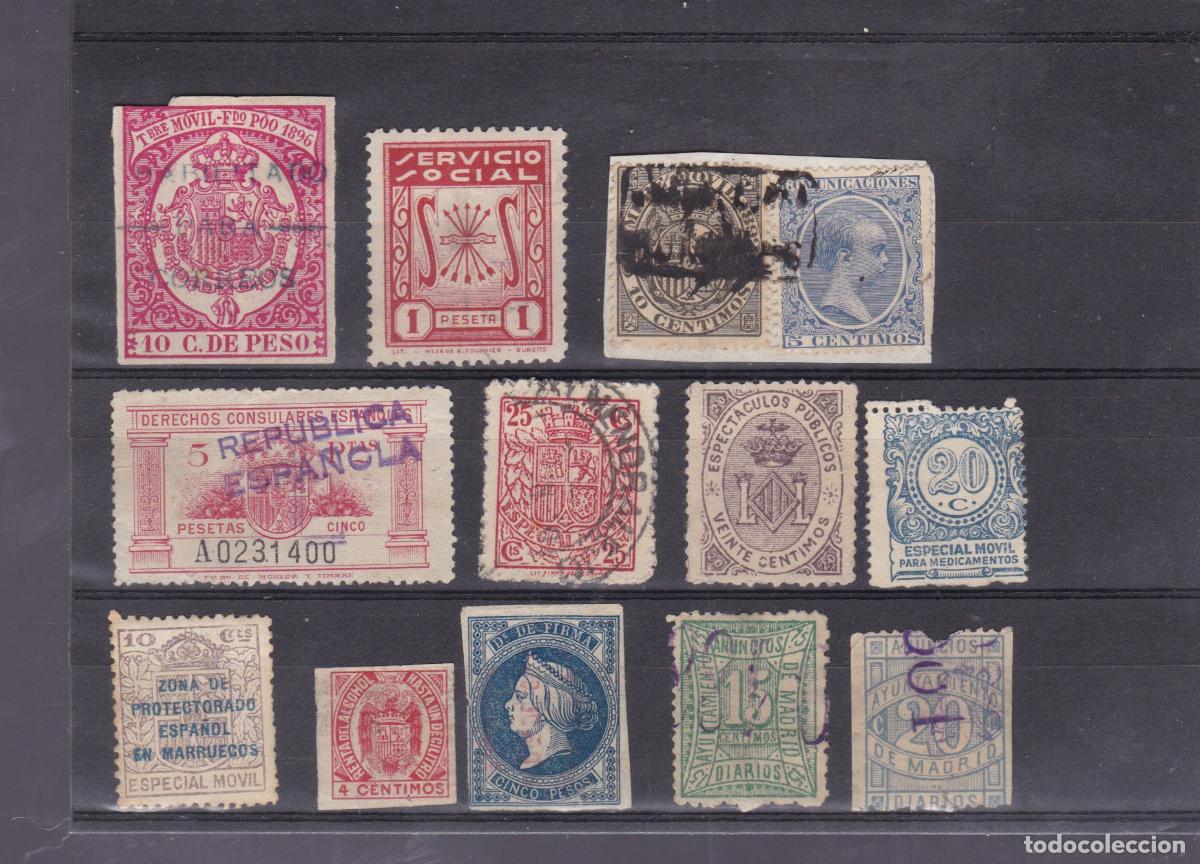 Sellos: FC4-47- Lote Fiscales , Parafiscales , Fiscales Postales, Fiscales Locales...