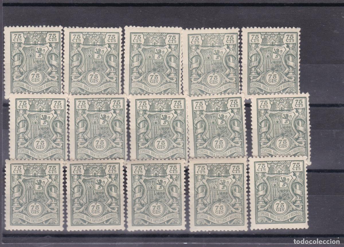 Sellos: FC4-84(a/r)-Gran Lote FISCALES POSTALES ** Sin Fijasellos. Buena Calidad. ALTO VALOR.Ver 6 Im&aacute;genes