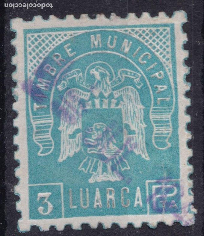 Sellos: SS4 Fiscales Locales Timbre Municipal LUARCA 3 Ptas