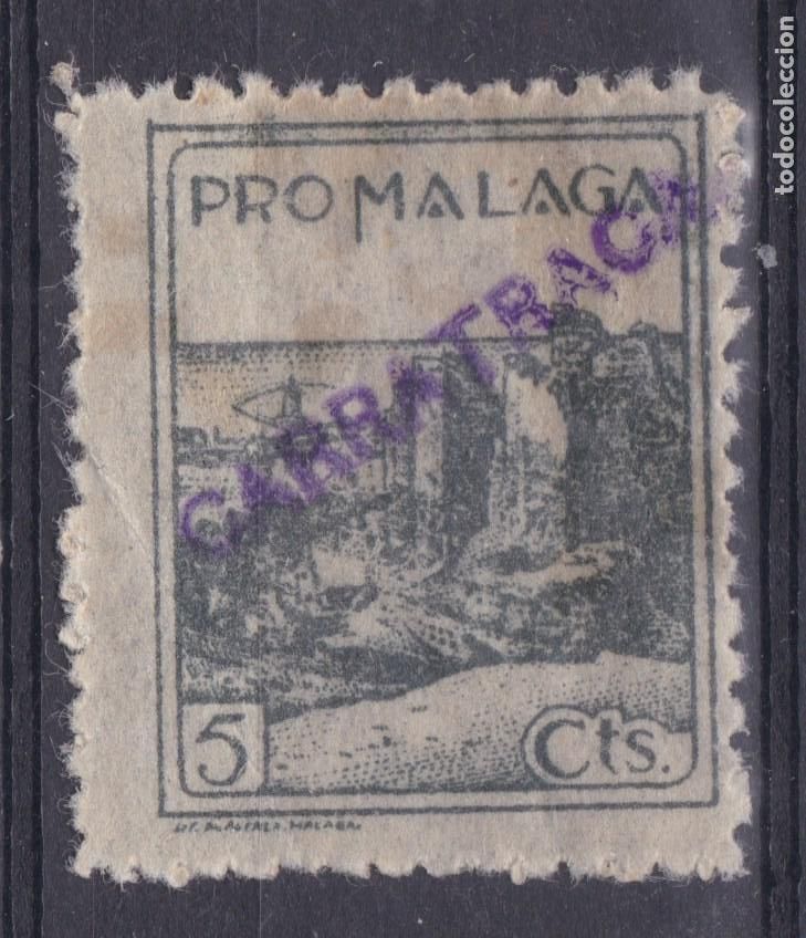 Sellos: SS6 - Guerra Civil Local Pro MALAGA. Sobrecarga Tamp&oacute;n Violeta CARRATRACA**