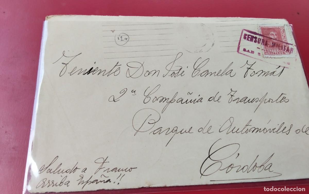 Sellos: GUERRA CIVIL SOBRE CIRCULADO A SAN SEBASTIAN CENSURA MILITAR HELLER S49.11a
