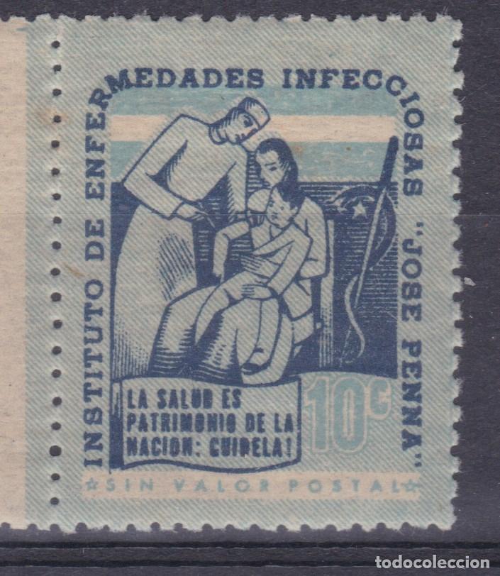 Sellos: SS10- VI&Ntilde;ETA Instituto Enfermedades Infecciosas JOSE PENNA 10 Cts **