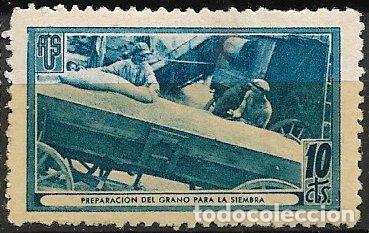 Briefmarken: GUERRA CIVIL Vi&ntilde;etas Pol&iacute;ticas. GUILLAM&Oacute;N n&ordm; 1704 D * * Preparaci&oacute;n del grano para la siembra