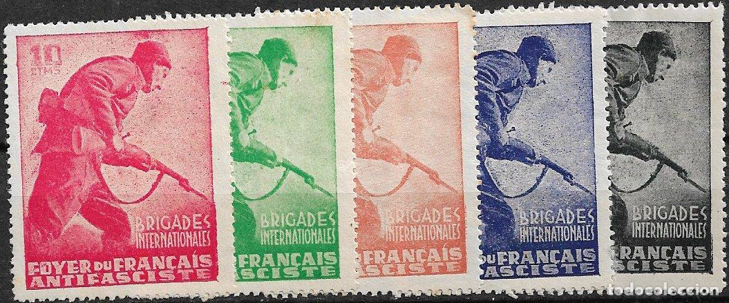 Sellos: GUERRA CIVIL Vi&ntilde;etas Pol&iacute;ticas. GUILLAM&Oacute;N n&ordm; 2212 A / E * / * * Miliciano