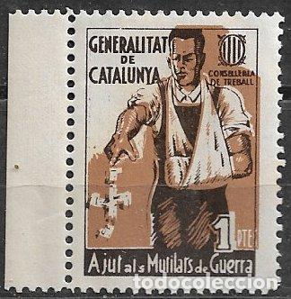 Sellos: GUERRA CIVIL Vi&ntilde;etas Pol&iacute;ticas. GUILLAM&Oacute;N n&ordm; 2146 * * Consejo de Sanidad de Guerra, lujo