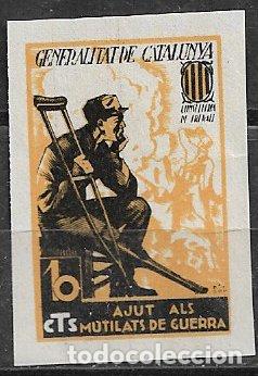 Sellos: GUERRA CIVIL Vi&ntilde;etas Pol&iacute;ticas. GUILLAM&Oacute;N n&ordm; 2143s * * Consejo de Sanidad de Guerra, lujo