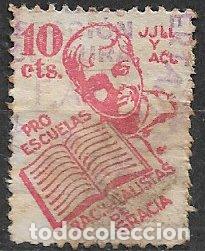 Sellos: GUERRA CIVIL Vi&ntilde;etas Pol&iacute;ticas. GUILLAM&Oacute;N n&ordm; 1953 (o) JJLL