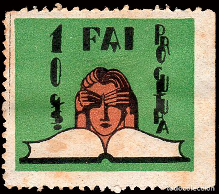 Sellos: Espa&ntilde;a - Guerra Civil - Vi&ntilde;etas Pol&iacute;ticas - Allepuz (*) 1920 - &rdquo; Pro Cultura&rdquo;