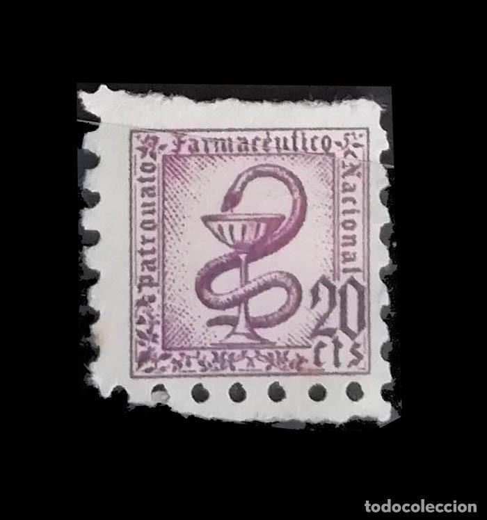 Timbres: COLEGIO HUERFANOS FARMACEUTICOS 20 CTS, EL DE LA IMAGEN