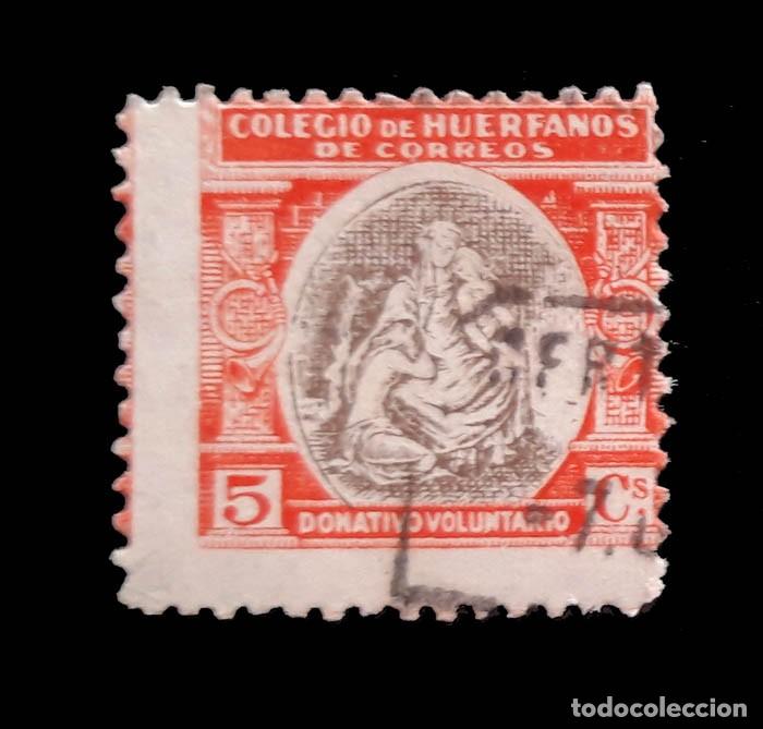 Sellos: COLEGIO DE HUERFANOS DE CORREOS 5 CTS