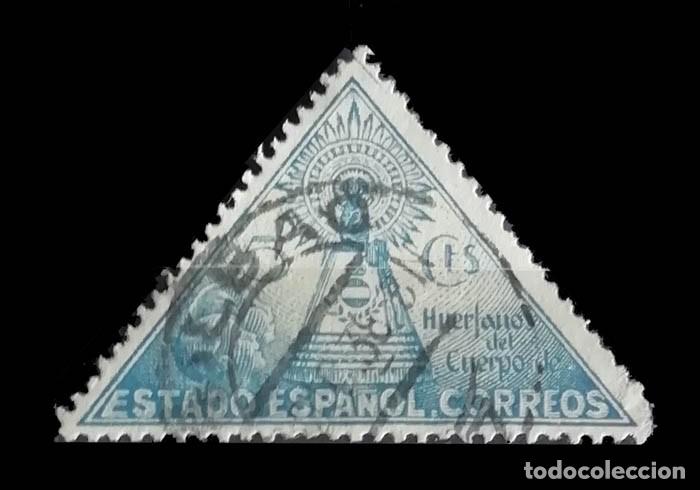 Sellos: ESTADO ESPA&Ntilde;OL, HUERFANOS DEL CUERPO DE CORREOS 5 CTS