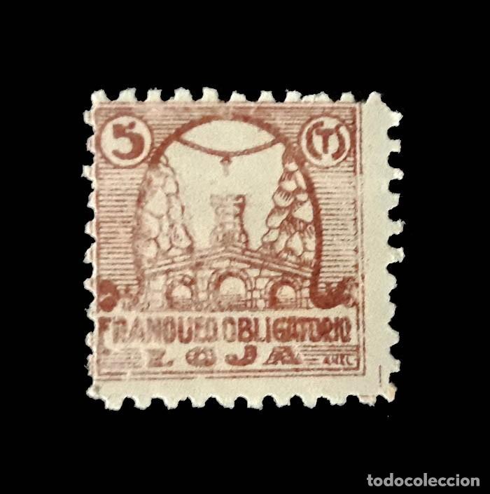 Sellos: LOJA FRANQUEO OBLIGATORIO ** 5 CTS, nuevo con goma MNH **, sello local